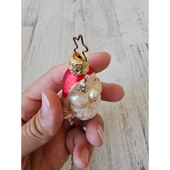 Inge glas Snow White dwarf Santa Glass ornament - Picture 7 of 9